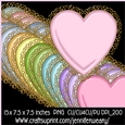Golden Edged Hearts-Easter Morn