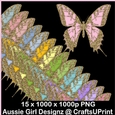 Glittering Golden Butterflies-Easter Morn