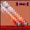 Flamingo Feather Bows 2