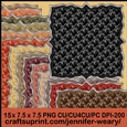 Silver Edged Accent Mats-Woodlands