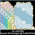 Dot n Lace A5 Mats-Cute