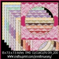  Lace Textured Frames-Sweet