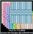 Wave Stripe Backgrounds-Cute