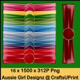 Ribbon Wraps with Brads-Christmas Time 2