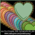 Golden Edged Hearts-Easter