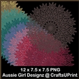 Elegance Doily Mats-Christmas Joy