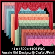 Tie Back Curtains 2-Succulants Bright