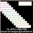 Gold Glittering Tags-Candy Floss