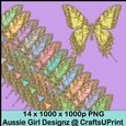 Glittering Golden Butterflies-Spring Light