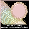 Golden Sateen Mats-Candy Floss