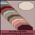 Butterfly Octagon Sentiments-Dusty