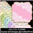  Dots n Lace Mats-Easter Morn