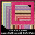Outward Swirl Frames-Sweet
