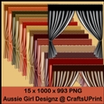 Tie Back Curtains-Woodlands