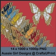 Glittering Golden Butterflies-Winter