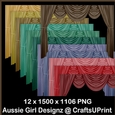 Tie Back Curtains 2-Christmas Joy