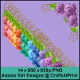 Lace Glass Corners-Summer