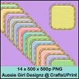 24 Dot Square Brads-Spring Light