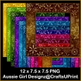 All Sort Snowflake Plain Frames-Merry Bright