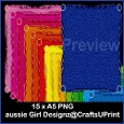 Brad Corner A5 Mats-Colorful