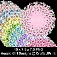 Butterfly Round Mats-Easter Morn