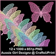 Glittering butterfly Pearls-Dreamy