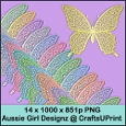 glittering Butterfly Pearls-spring- Light