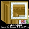 Golden Merry Christmas Frames-Christmas Time