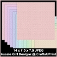 Golden Sateen Backgrounds-Candy Floss