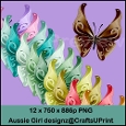 Deck the Halls butterflies