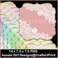 Dots n Lace Mats-Candy Floss B 