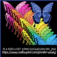 Noisy Butterflies-Colorful
