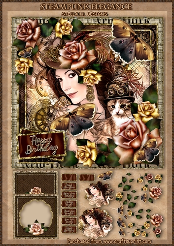 STEAMPUNK ELEGANCE - PYRAMID/PYRAMAGE KIT