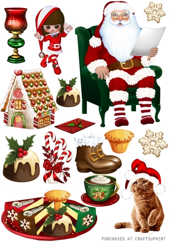 SANTA CLAUS AT HOME 1