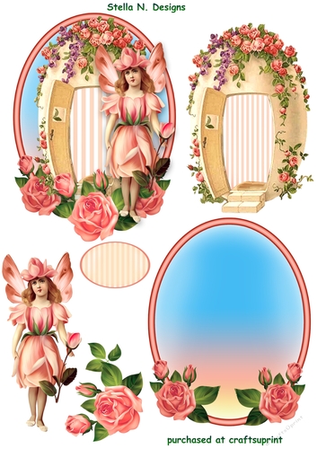 EASTER EGG HOME - TOPPER WITH DECOUPAGE