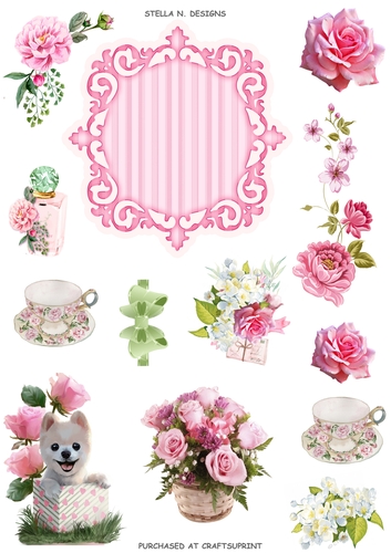 ENGLISH ROSE 2 DECOUPAGE