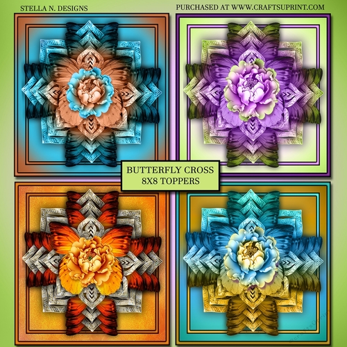 BUTTERFLY CROSS TOPPER KIT