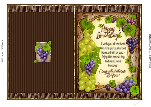 BIRTHDAY WISHES TO GO WITH WINE
