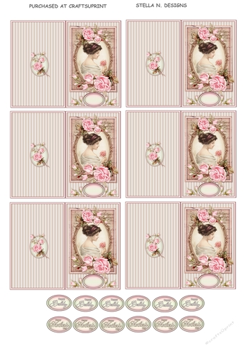 ROSES FOR MAMA GIFT TAGS