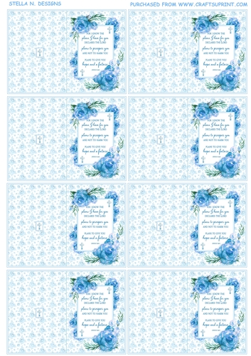 WORDS OF FAITH GIFT TAGS 2