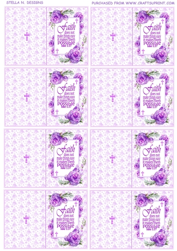 WORDS OF FAITH GIFT TAGS 4