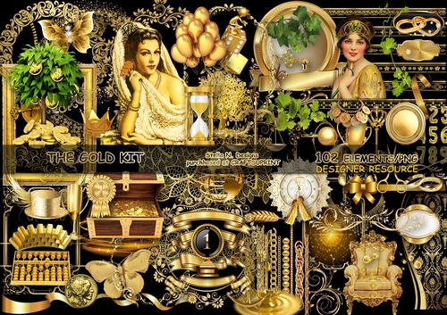 THE GOLD KIT - 102 ELEMENT DESIGNER RESOURCE
