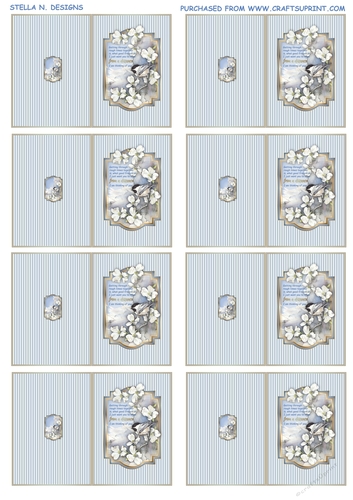 THINKING OF YOU CUT & FOLD TAGS