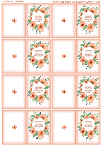 FLORAL INSPIRATION CUT & FOLD GIFT TAGS 3