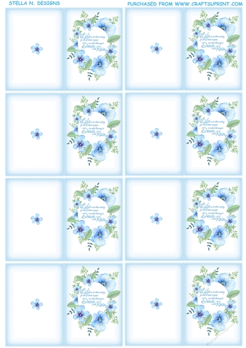 FLORAL INSPIRATION CUT & FOLD GIFT TAGS 4