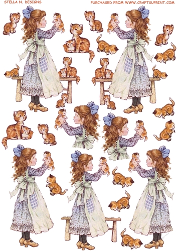HOLLY AND HER KITTENS