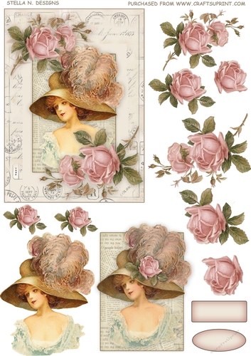 VERY FRENCH TOPPER SET 6