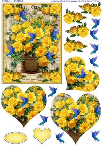 VINTAGE BLOSSOMS TOPPER 3