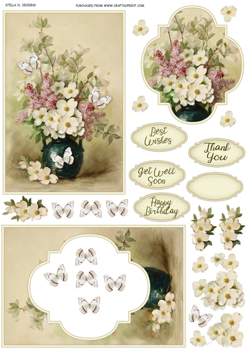 VINTAGE BLOSSOMS TOPPER 5