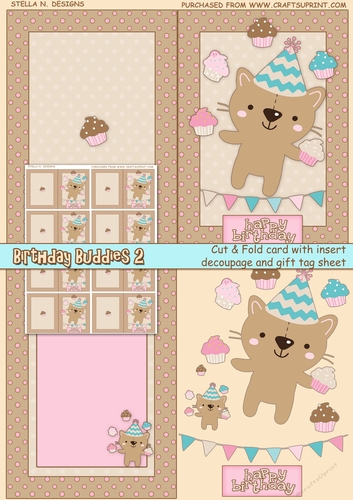 BIRTHDAY BUDDIES 2 MINI KIT